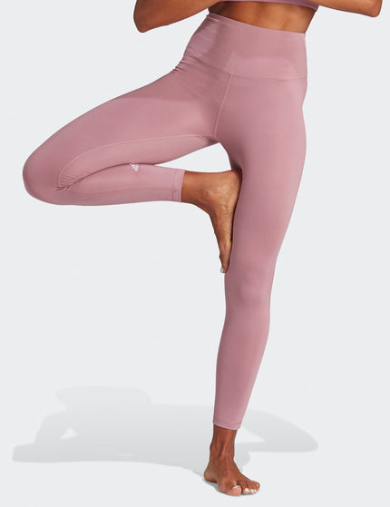 adidas Yoga Essentials High-Waisted Leggings - Wonder Orchidimage1- The Sports Edit