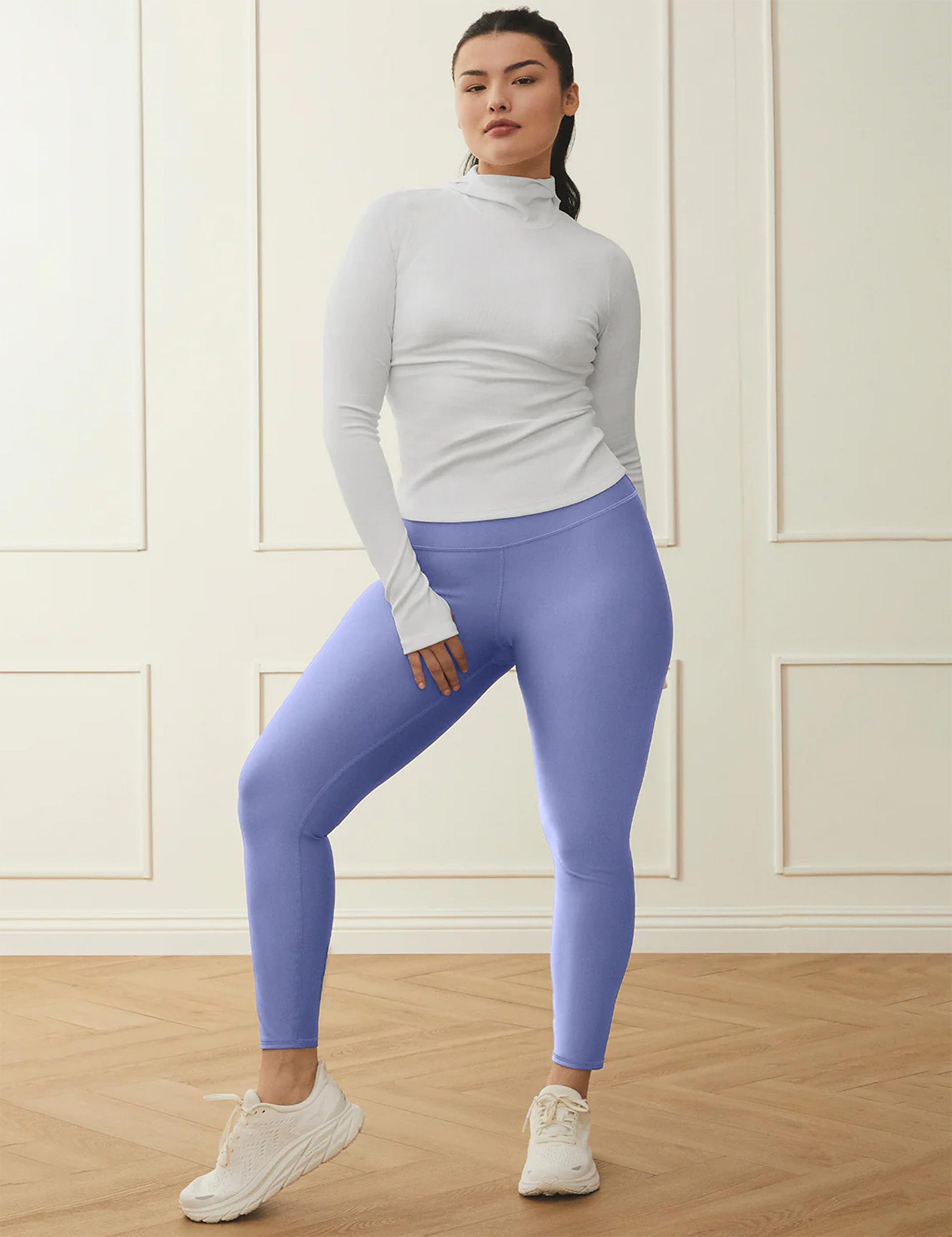 ALO YOGA Checkpoint 7/8 cropped stretch leggings in Dark Navy