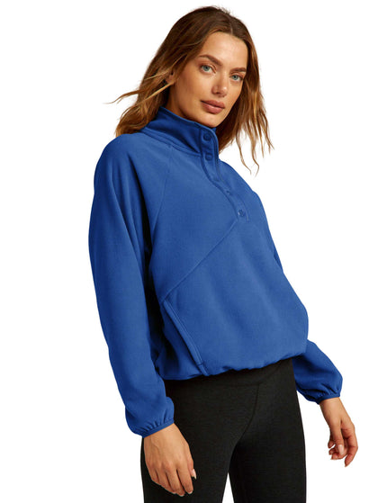 Beyond Yoga Tranquility Pullover - Marine Blueimage2- The Sports Edit