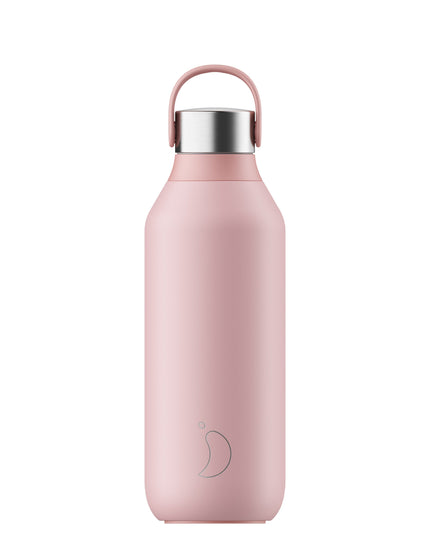 Chilly's Blush Pink Water Bottle | 500mlimage1- The Sports Edit