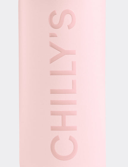 Chilly's Series 2 Flip Water Bottle 500ml - Blushimage6- The Sports Edit