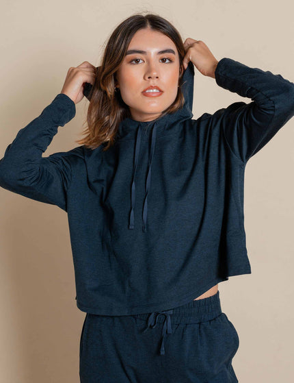 Girlfriend Collective ReSet Hoodie - Midnightimage1- The Sports Edit