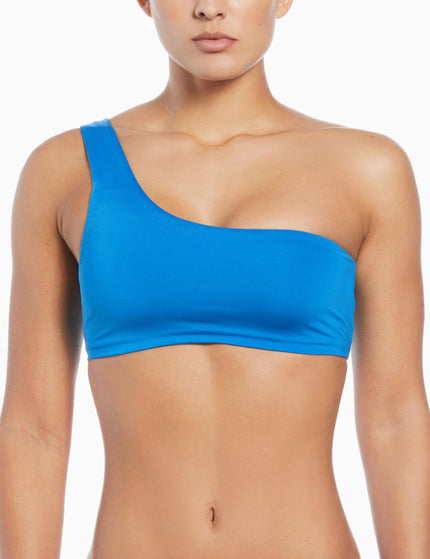 Nike Asymmetrical Bikini Top - Photo Blueimage1- The Sports Edit