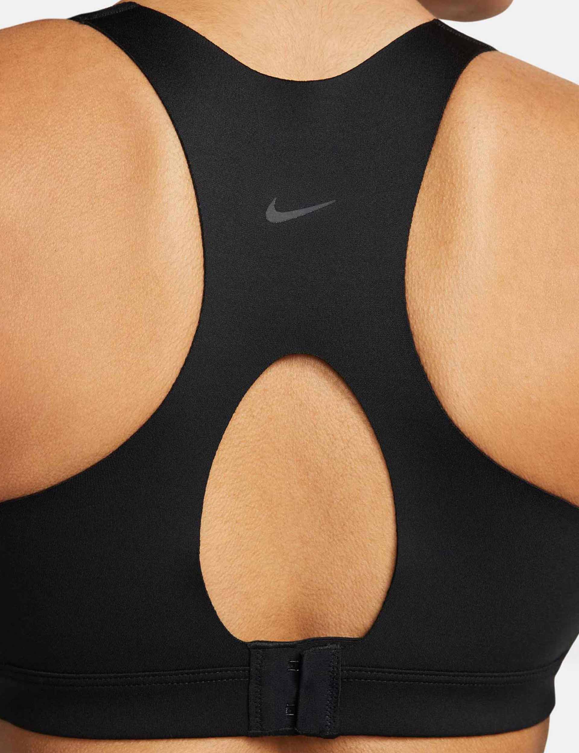 Nike Training Plus Rival high support sports bra in black