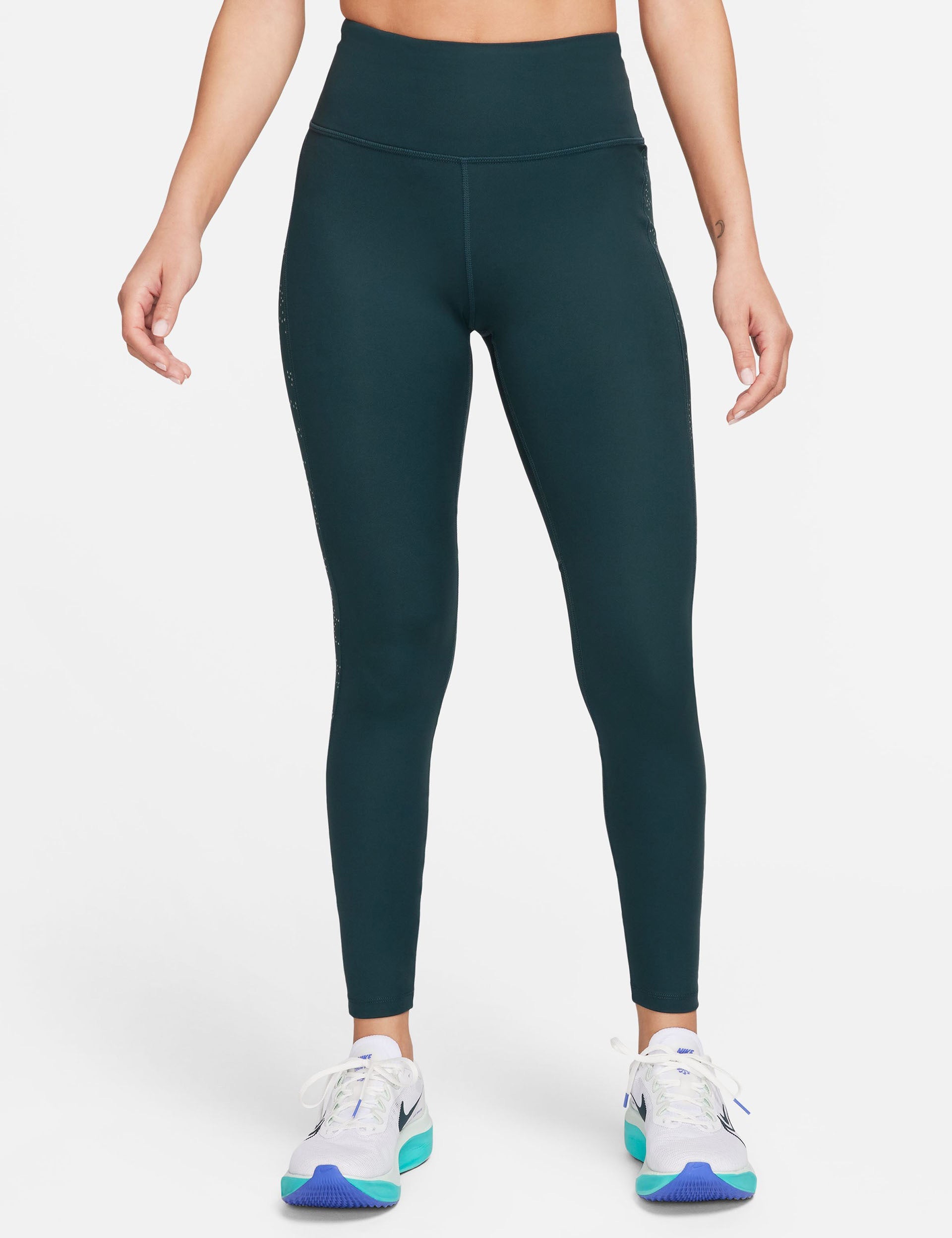 Nike Sportswear Leggings - Trousers - fir/dark green 