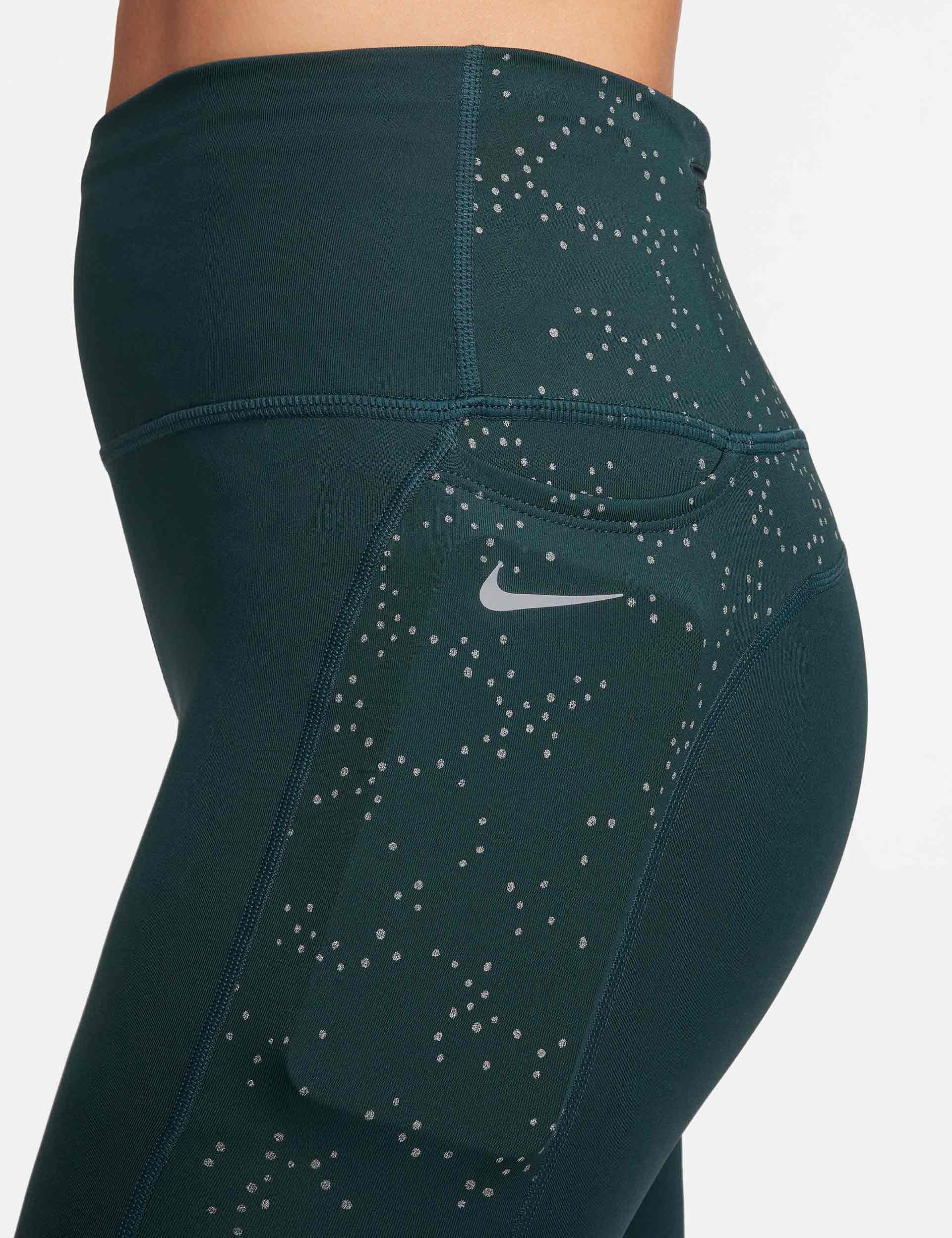 SMALL Nike Women's Running Cropped Tights Mid Rise 7/8 Length