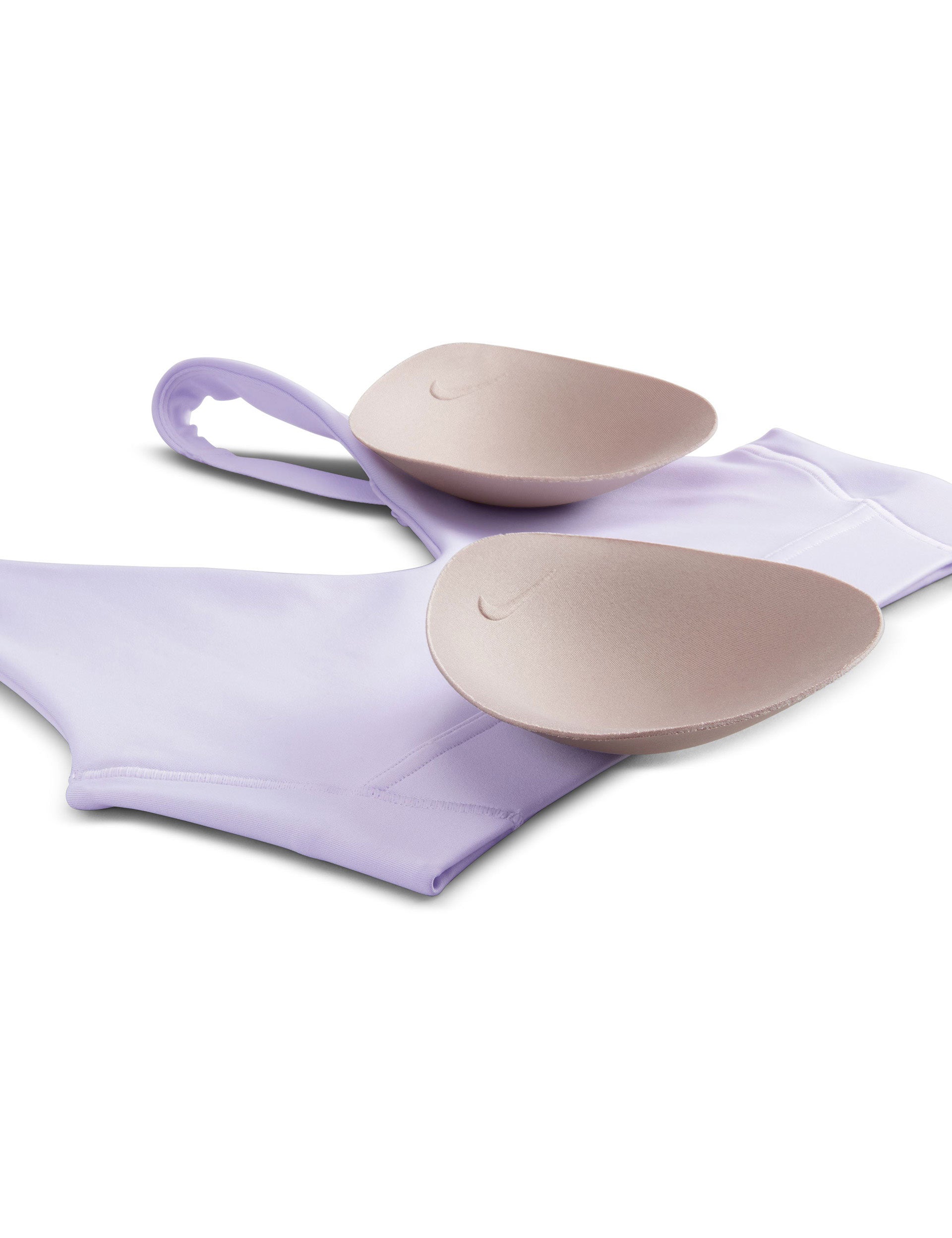 Nike Indy Plunge Cutout Sports Bra with medium support Women - oxygen  purple/indigo haze DV9837-536