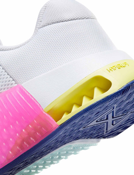 Nike Metcon 9 Shoes - White/Deep Royal Blue/Fierce Pinkimage7- The Sports Edit