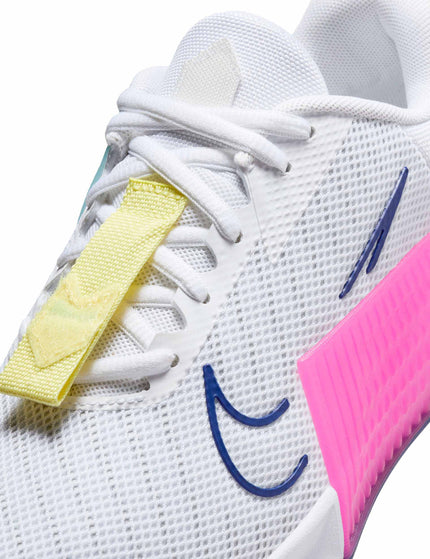 Nike Metcon 9 Shoes - White/Deep Royal Blue/Fierce Pinkimage6- The Sports Edit
