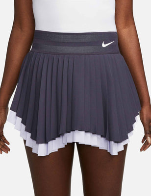 NikeCourt Dri-FIT Slam Tennis Skort - Grid Iron/Oxygen Purple/White