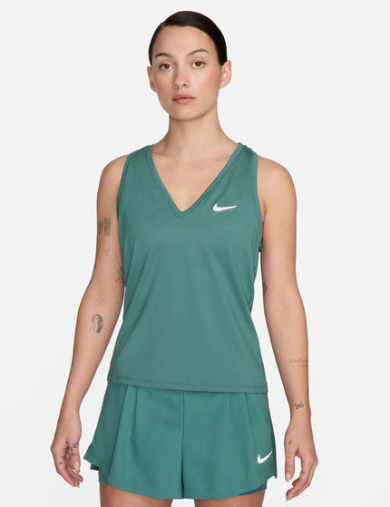 Nike NikeCourt Victory Tennis Tank - Bicoastal/Whiteimage1- The Sports Edit