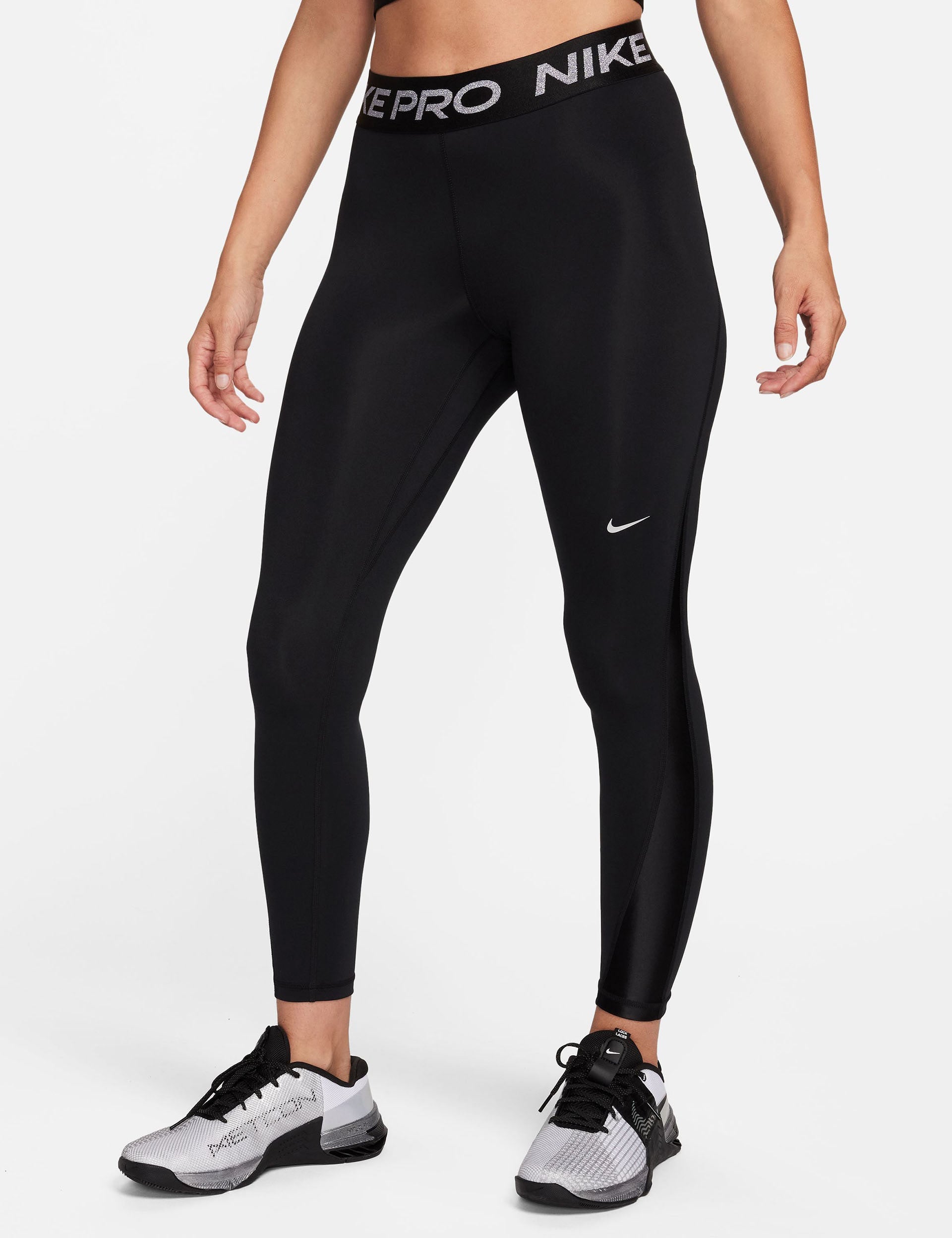 Nike Pro Women's 365 Dri-FIT Gray High-Rise 7/8 Leggings (DA0483-011) Size  XS