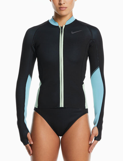 Nike Reversible Long Sleeve Zip Shirt - Blackimage1- The Sports Edit