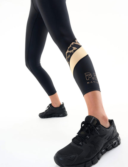 PE Nation Alignment Legging - Blackimage7- The Sports Edit