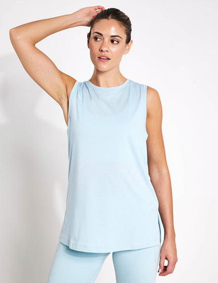 PUMA Puma Fit Triblend Training Tank Top - Turquoise Surfimage1- The Sports Edit