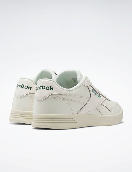 Reebok Court Advance Shoes - Chalk/Dark Green/Flash Redimage6- The Sports Edit