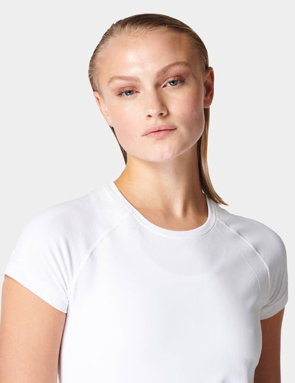 Sweaty Betty Athlete Seamless Gym T-Shirt - Whiteimage3- The Sports Edit