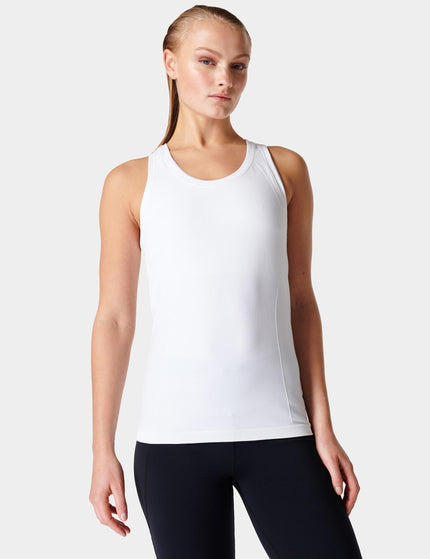 Sweaty Betty Athlete Seamless Gym Vest - Whiteimage3- The Sports Edit