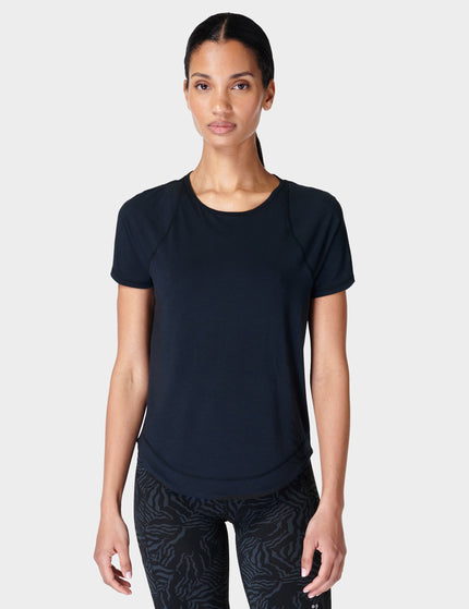 Sweaty Betty Breathe Easy Running T-Shirt - Blackimage1- The Sports Edit