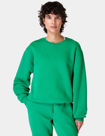 Sweaty Betty Elevated Sweatshirt - Vivid Greenimage1- The Sports Edit