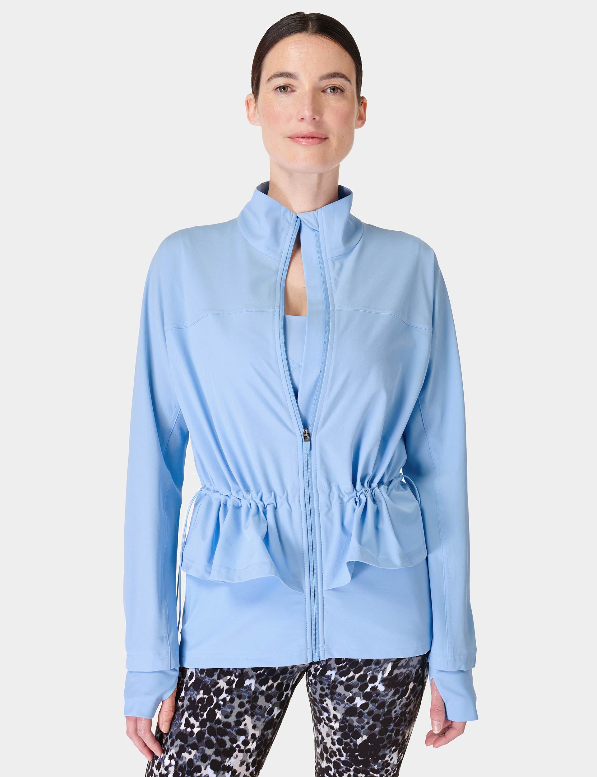 Sweaty Betty Fast Lane Running Jacket Blue The Sports Edit