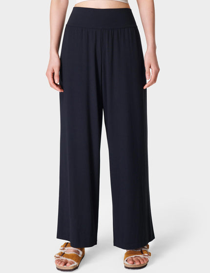 Sweaty Betty Modal Wide Leg Trousers - Blackimage1- The Sports Edit