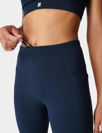 Sweaty Betty Power 7/8 Gym Leggings - Navy Blueimage3- The Sports Edit