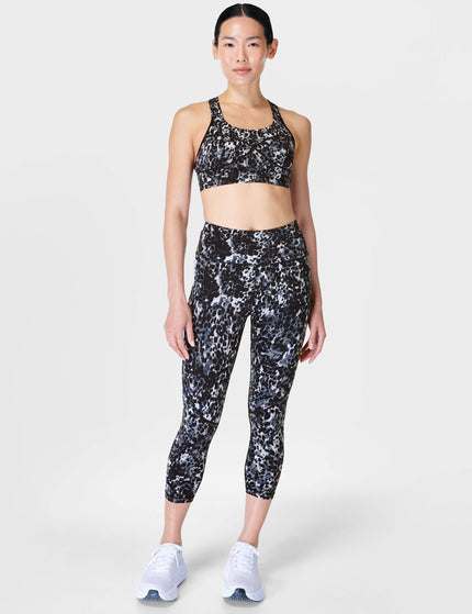 Sweaty Betty Power Cropped Gym Leggings - Grey Dapple Printimage7- The Sports Edit