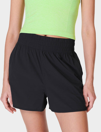 Sweaty Betty Relay Shell Shorts - Blackimage1- The Sports Edit