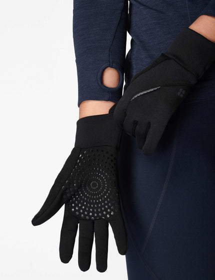 Sweaty Betty Run Gloves - Blackimage3- The Sports Edit