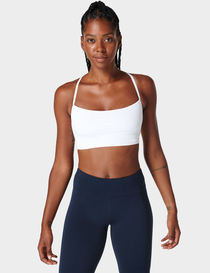 Sweaty Betty Spirit Restored Yoga Bra - Whiteimage1- The Sports Edit