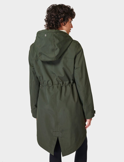 Sweaty Betty Stride Waterproof Parka - Dark Forest Greenimage2- The Sports Edit