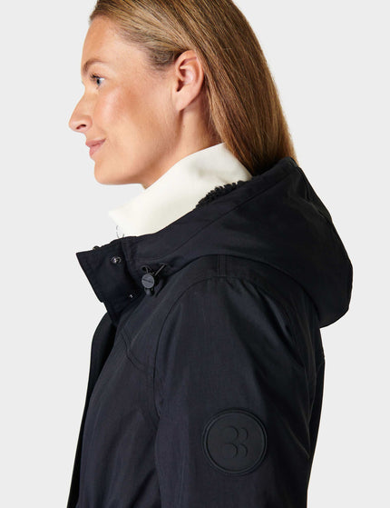 Sweaty Betty Winter Stride Waterproof Parka - Blackimage4- The Sports Edit