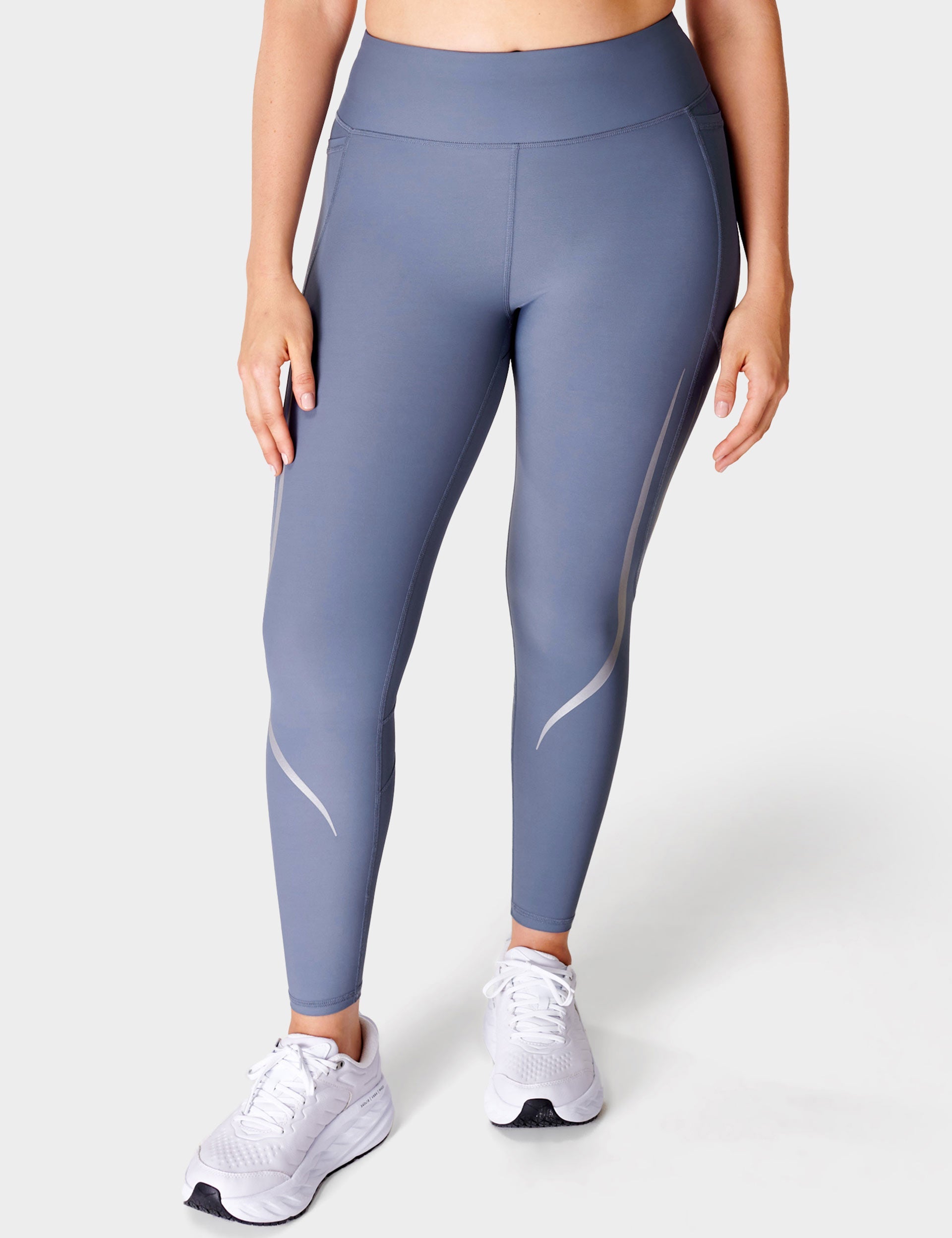 Pockets For Women - Sweaty Betty Zero Gravity High-Waisted 7/8 Running  Leggings, Blue, Women's