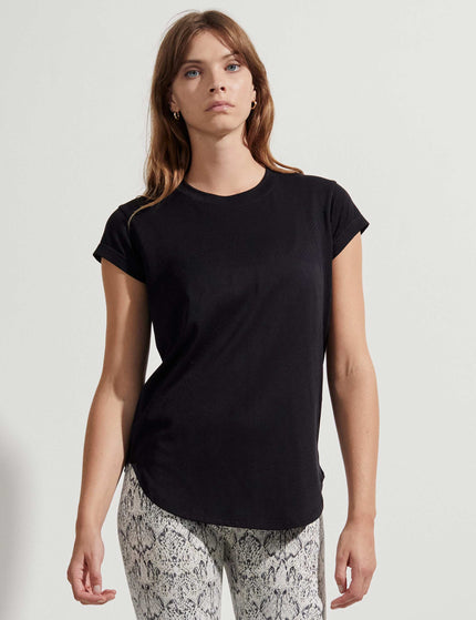 Varley Jade Seamless Tee - Blackimage5- The Sports Edit