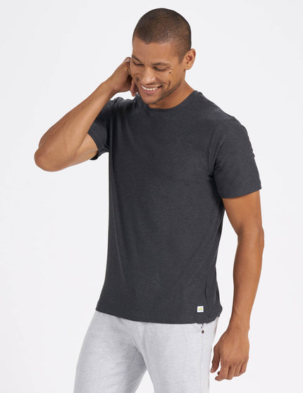 Vuori Strato Tech Tee - Charcoal Heatherimages1- The Sports Edit